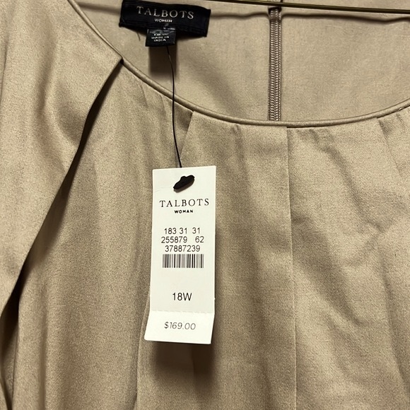 Talbots Tan Midi Dress - Picture 7 of 8